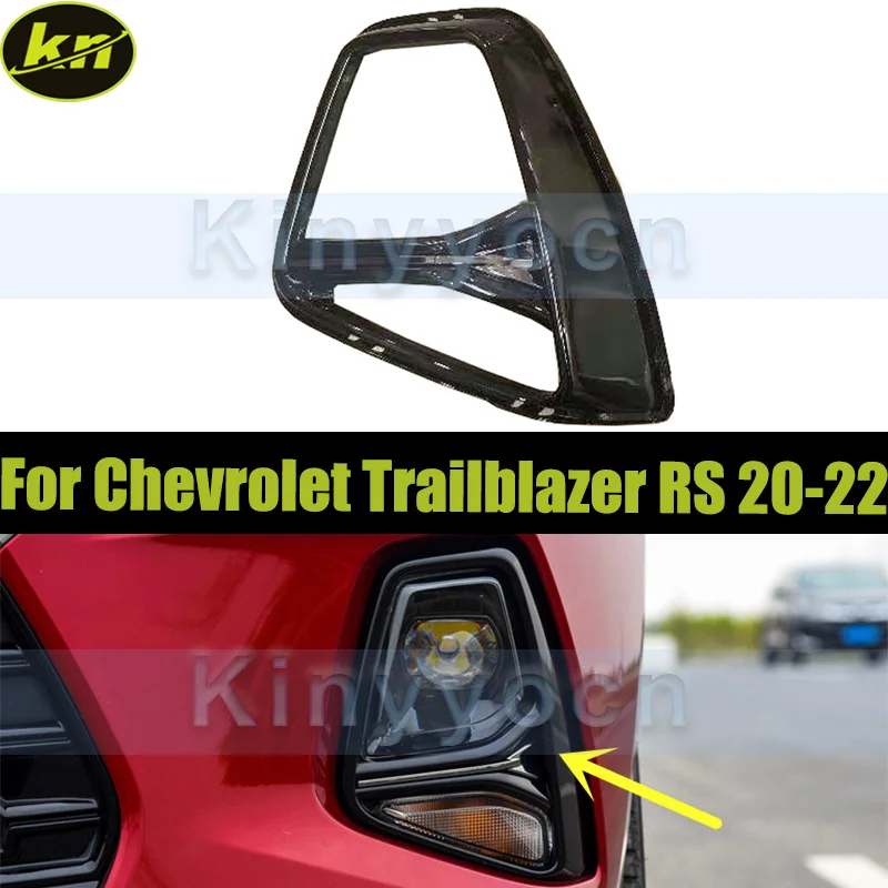 

Car Front Bumper Fog Lamp Cover For Chevrolet Trailblazer RS 2020 2021 2022 Fog Lamp Frame Cover Grille 84482723/84482724