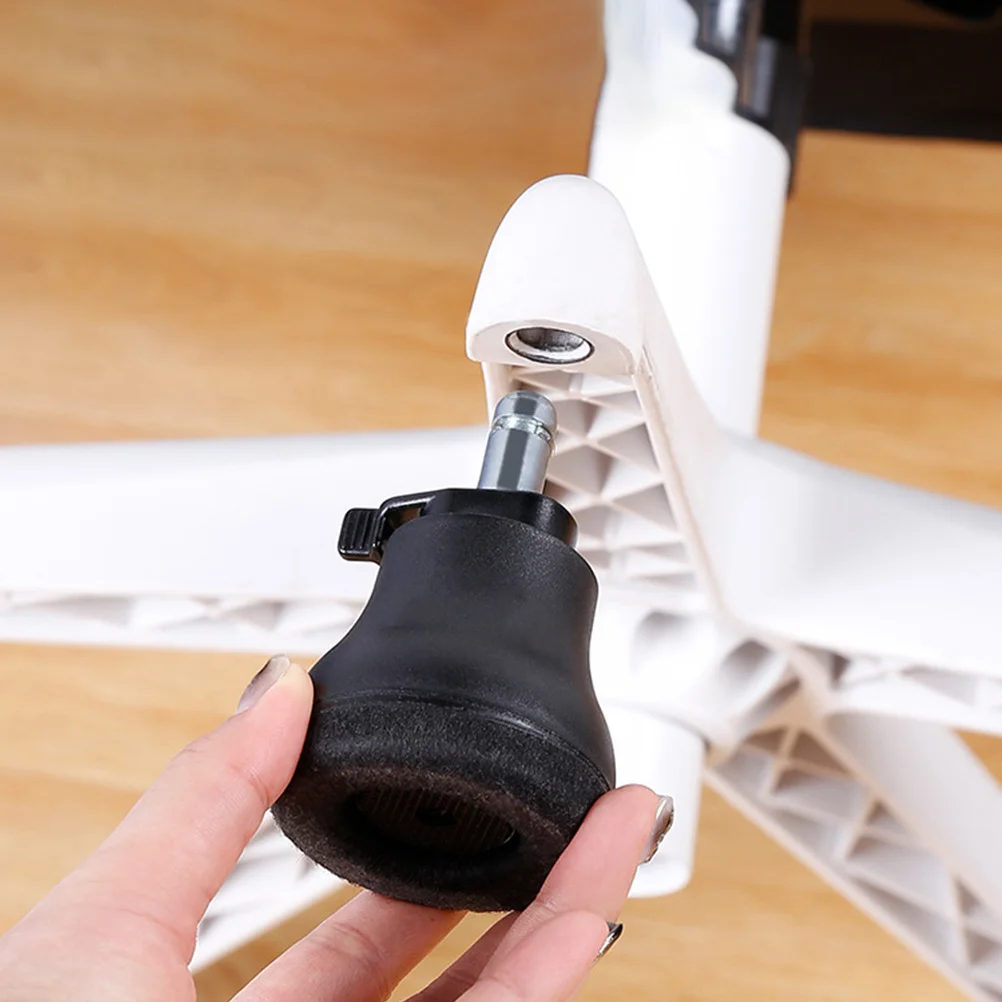 

5Pcs Office Chair Casters Wheel Stopper Scratch-Resistant Furniture Casters Bed Wheel Stopper for Chairs Sofa Tables