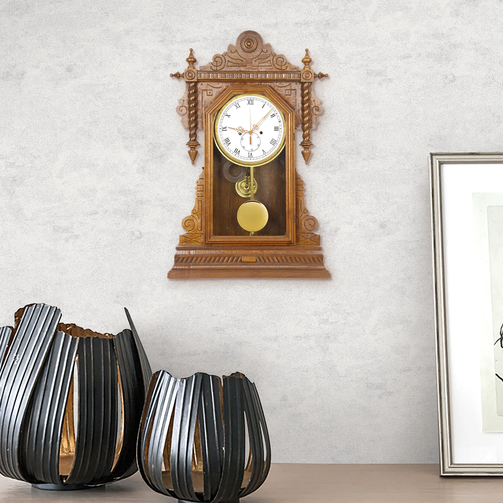 

1 set 1 Set Diy Wall Movement Kit With Pendulum Hands Quartz Repair Parts Clock Mechanism Replacement Diy Wall Clock Kit