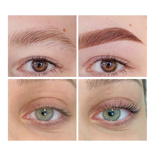 Imagen 2 del producto ICONSIGN versión mejorada Kit de levantamiento de pestañas y nuevo Kit de tinte para cejas y pestañas tinte para levantamiento de pestañas cejas barba herramientas de maquillaje de ojos