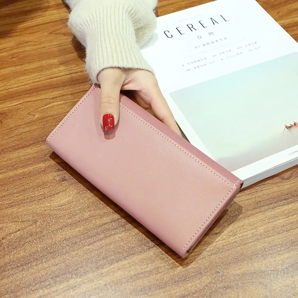 Lady Clutch Phone Pocket Money Bag Hasp Wallet Purse Long Wallets