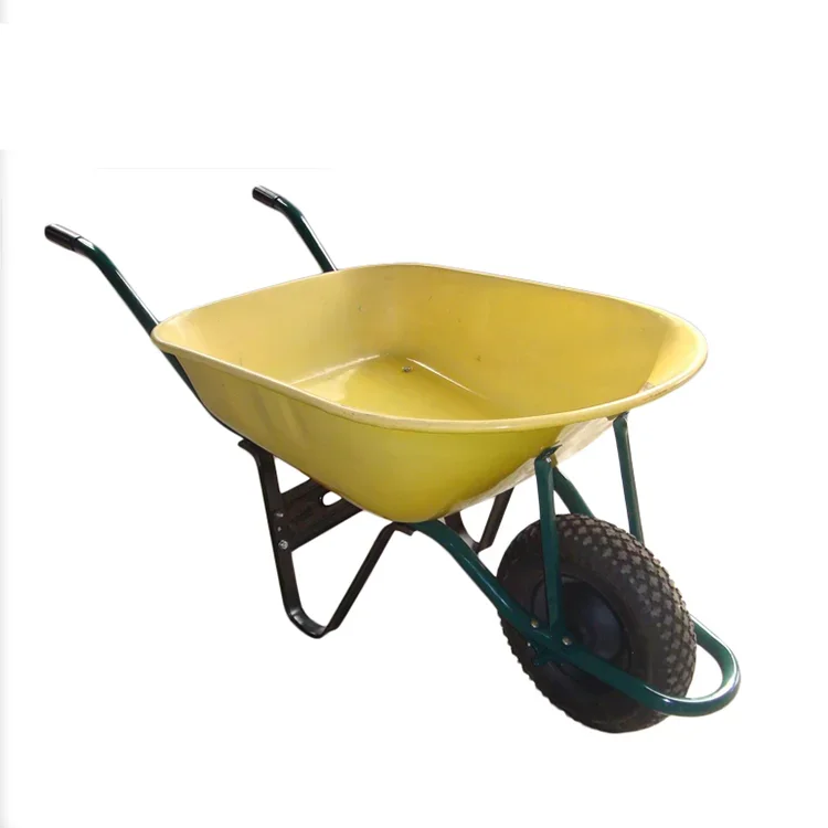 

Heavy Duty Single Wheel Handcart Concrete Steel Tray Structure