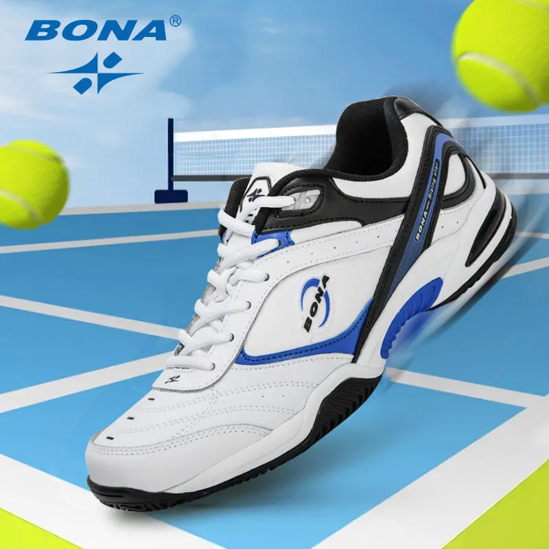 BONA New Classics Style Men Tennis Shoes Athletic Sneakers For Men Orginal Professional Sport Table Tennis Shoes Free Shipping