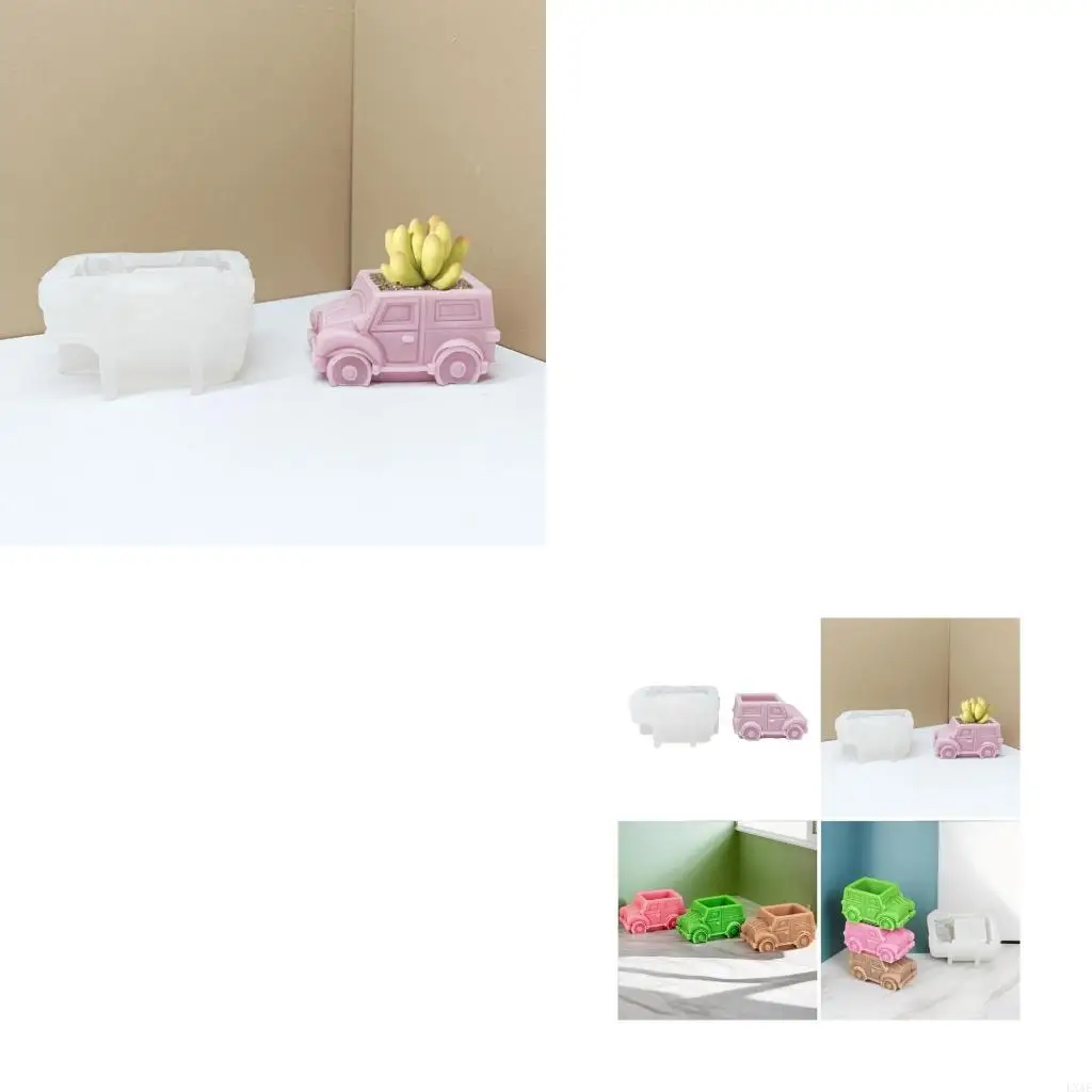 

Силиконовая форма в старом стиле, автомобильная ваза, цветочные горшки, сочные формы для горшков, держатель для ручек