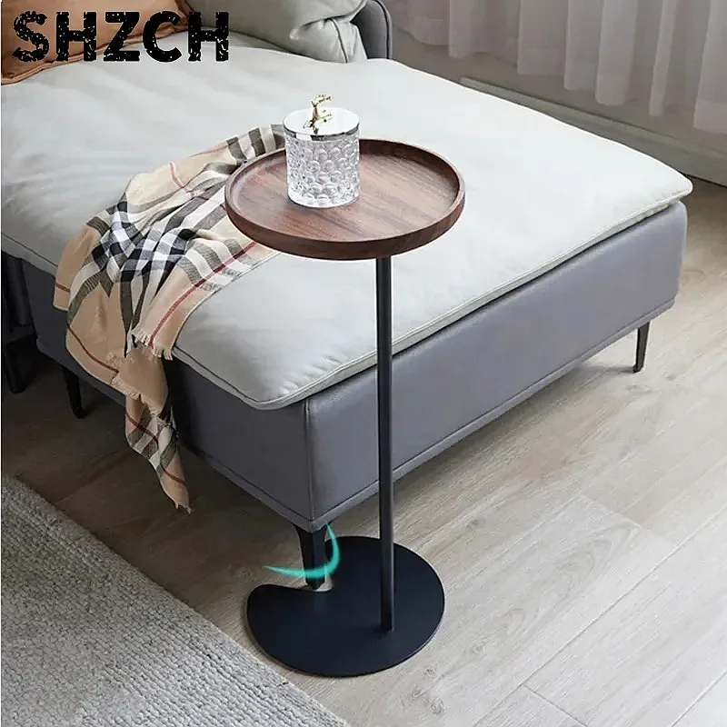 Discount Discount American Country Solid Wood Small Round Table for Bedroom Living Room Sofa Edge - Aliexpress Deal