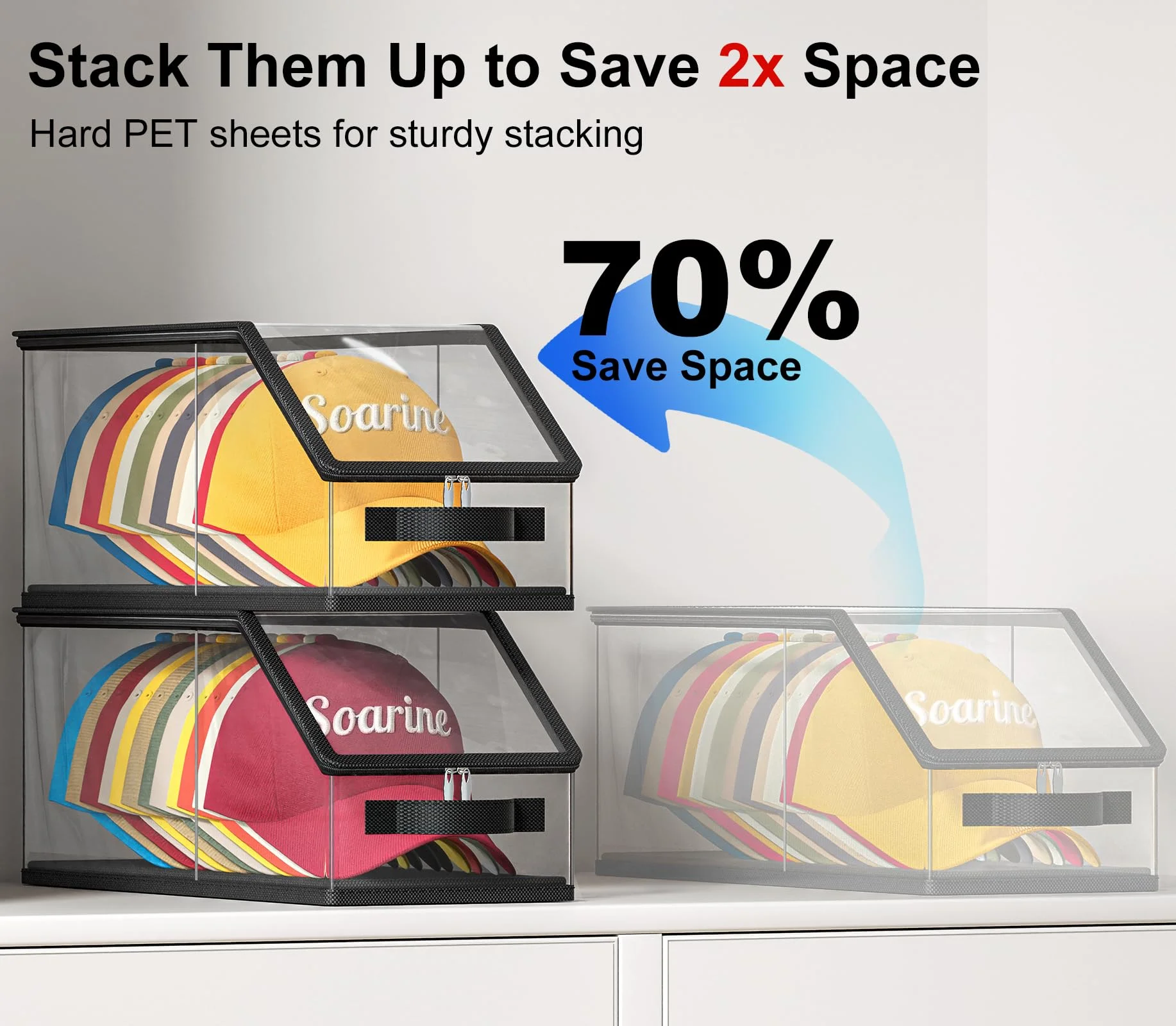 Stackable Hat Storage for Base - Men Accessories Organiser 评论和价格