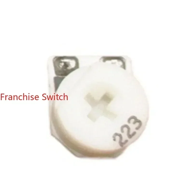 150PCS 085 Horizontal 2K 5K 10K 20K 30K 1M 2M Adjustable Potentiometer 8mm Glass Glaze Trimming Resistor