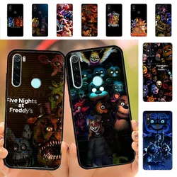 FNAF F-Five N-Nights at-Freddys Phone Case For Redmi Note 4 X 5 A 6 7 8 T 9 9S 10 11 11S 11Epro Poco M3 pro