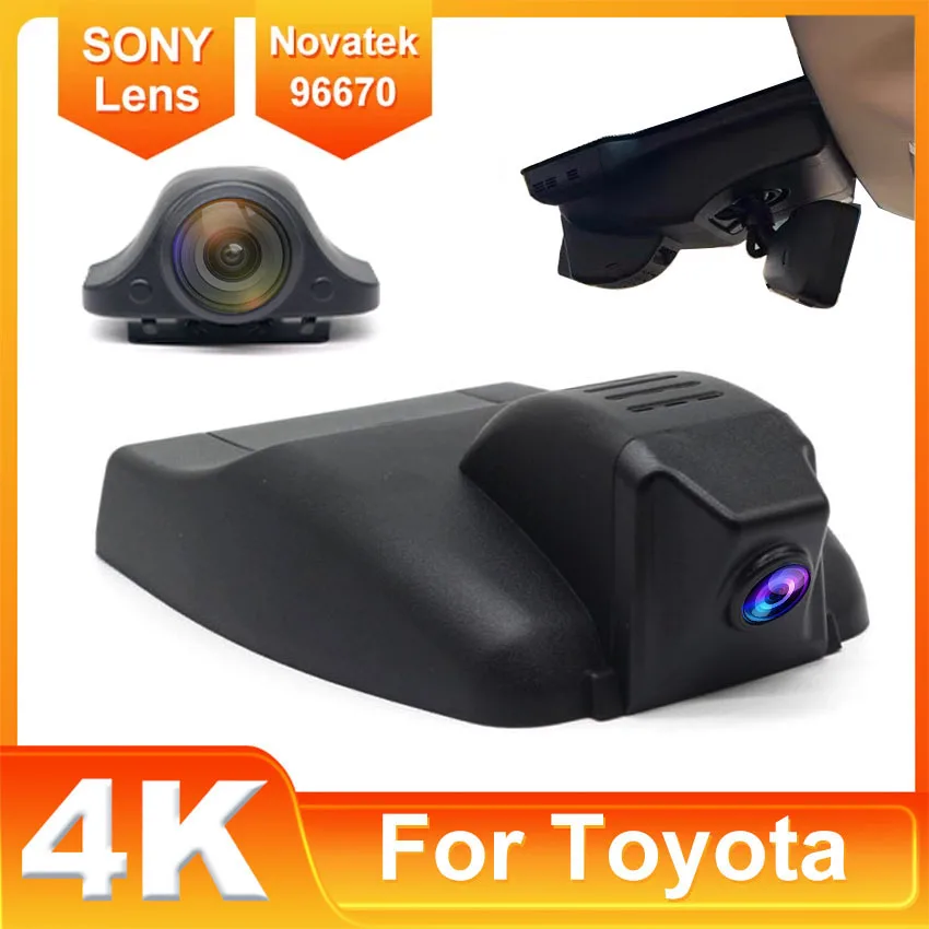 

For Toyota Alphard Vellfire 2019 2020 2021 UHD 4K Plug and play Dash Cam Car Camera Recorder Dashcam WIFI Car Dvr Recording