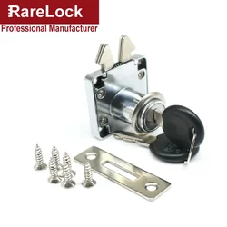 Double Hook Cabinet Drawer Lock for Home Drawer School Storage Box GYM Locker Boat Car Truck Rarelock JA43 G1
