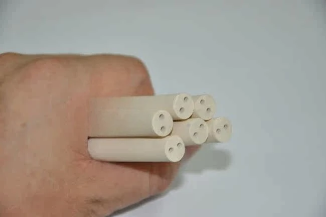 HIGH PURITY THICK WALL SINGLE BORE AL6*3*445mm， ID4.5 mm x OD8mm x 465mm