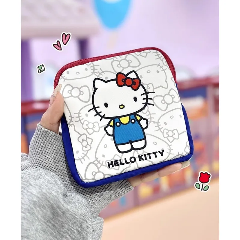 

Hello Kitty Cute Pocket Wallet High Beauty Girl Heart Cartoon Earphone Bag Aunt Scarf Storage Bag Women Accessories Wholesale