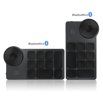 XPPen ACK05 control remoto de atajo inalámbrico 10 teclas de acceso directo personalizadas teclado Bluetooth portátil para tableta de dibujo Windows Mac