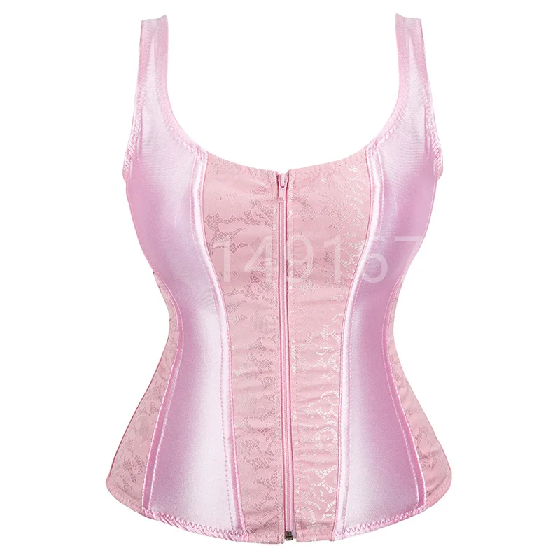 womens shoulder straps corset overbust top jacquard corset bustier exotic corselet lingerie brocade plus size costumes fashion