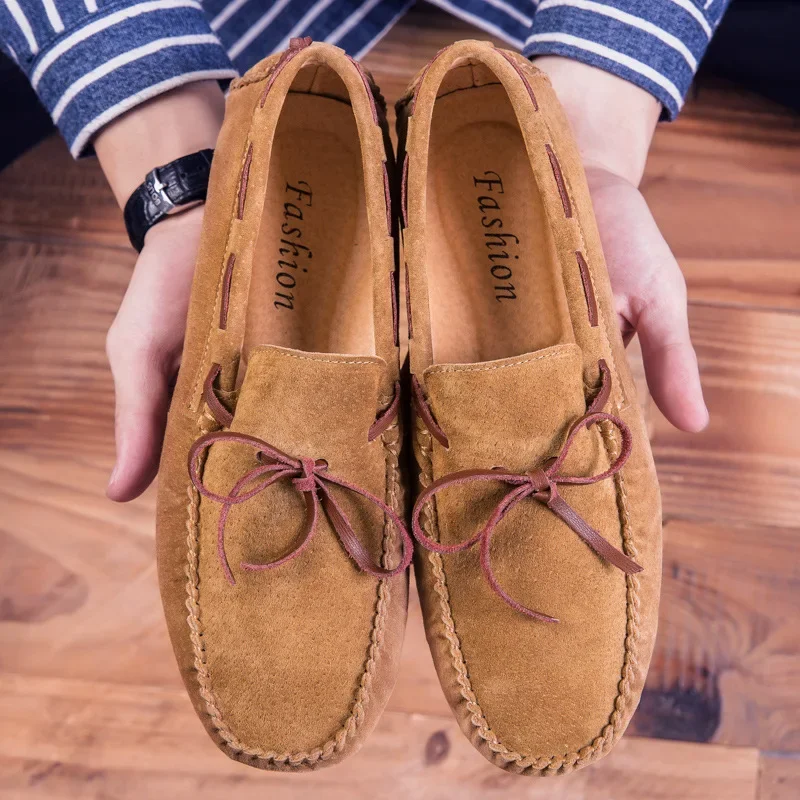 Leder Männer Casual Schuhe Luxus Marke komfortable Slip auf Formale Faulenzer Männer Mokassins Italienische Weiche Männliche Fahren Schuhe