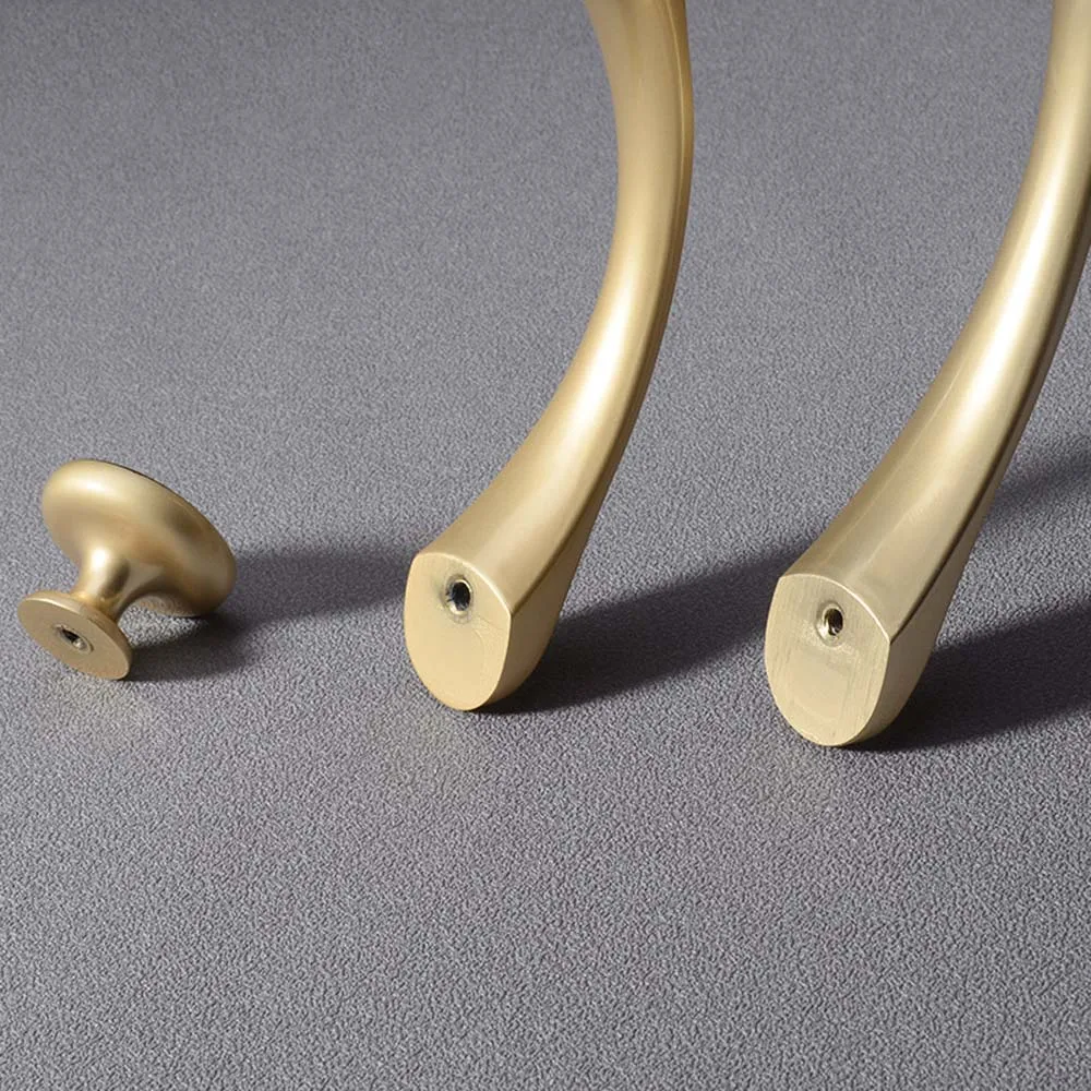 Nordic Wardrobe Handle High-end Modern Minimalist European Cabinet Door Handle Light Luxury Drawer Cabinet Single Hole Handles