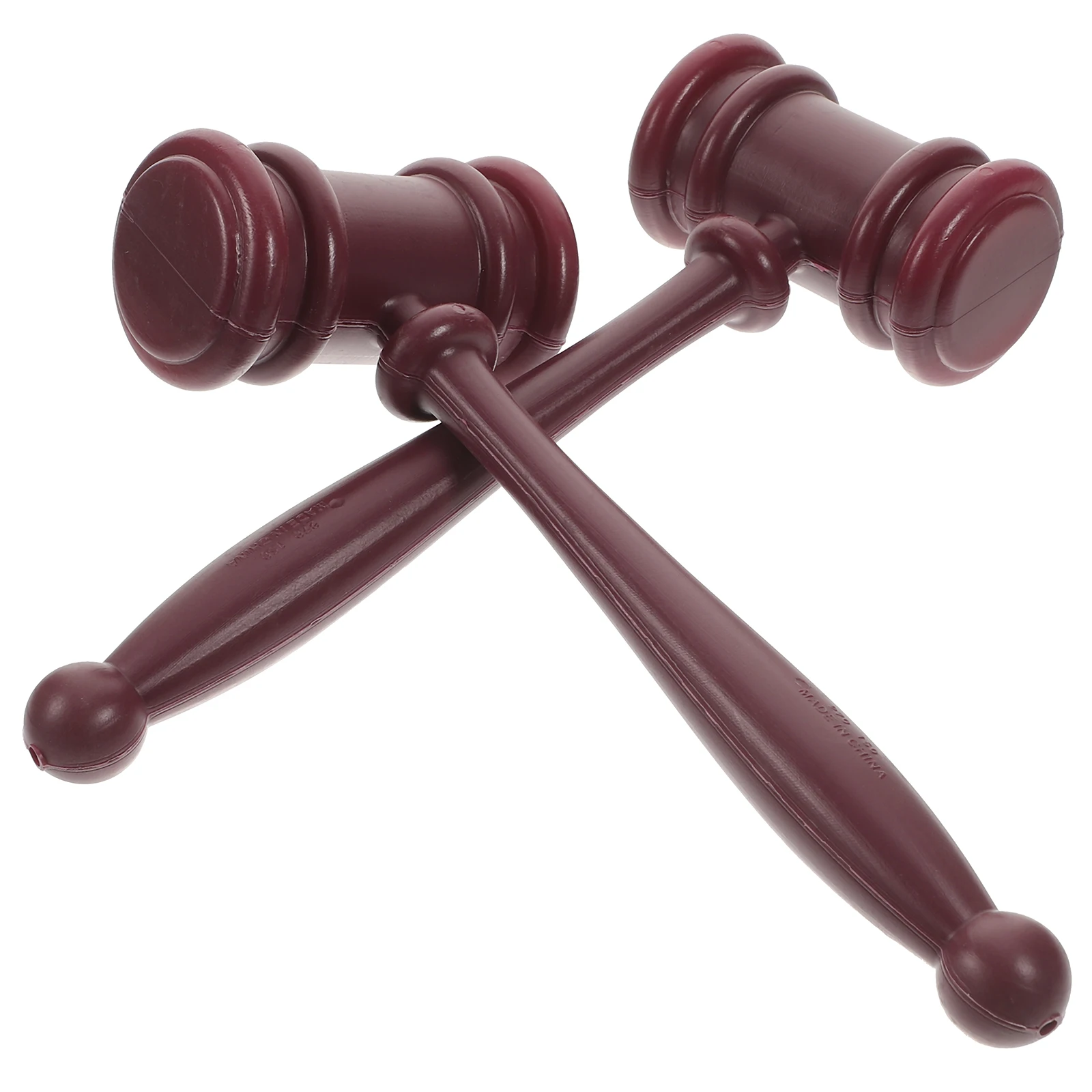 

2pcs Judge Hammer Toy Court Gavel Plastic Premium Material Loud Sound Portable Compact Size Lawyer Judge Auctioneer Gift