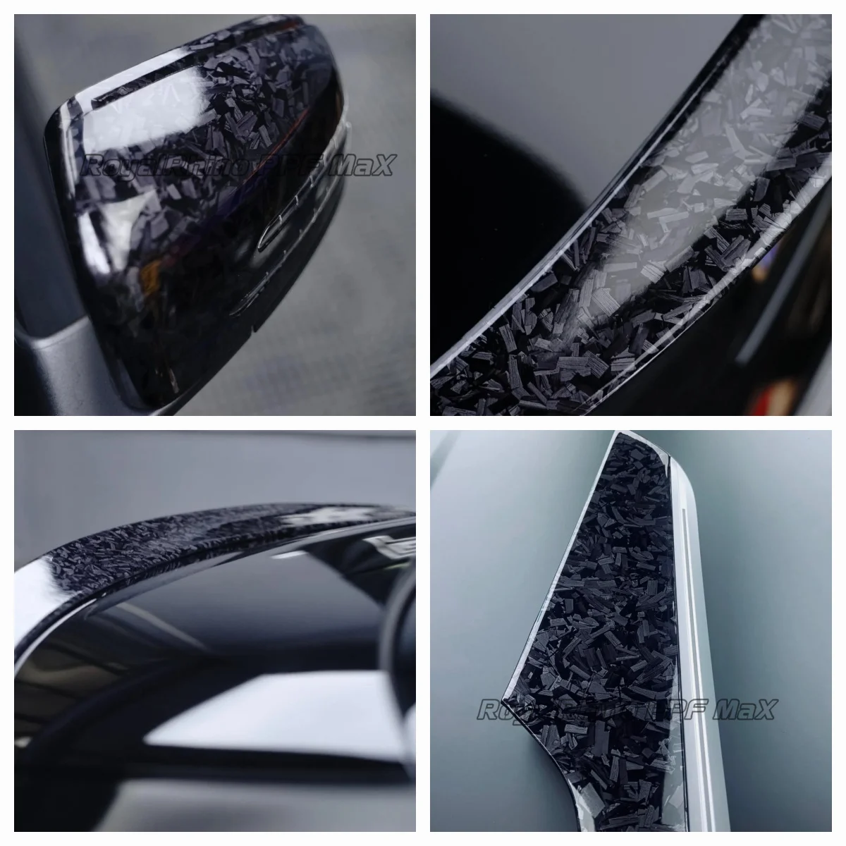 Forged carbon silver black Carbon Vinyl Wrap Ghost Camo Self Adhesive DIY Styling Car Stickers for motorcycle Decal Wrapping