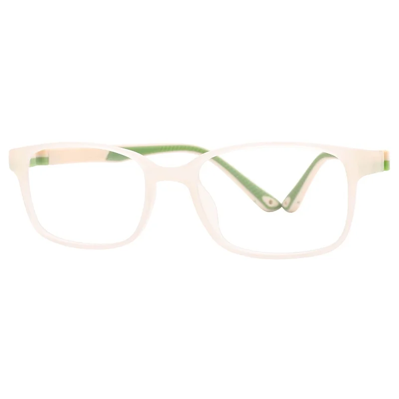 Kirka Unisex TR90 Optical Flexible Eyeglasses Frame Solid Spectacle Frames Children's Glasses MQ01-06B for Kids