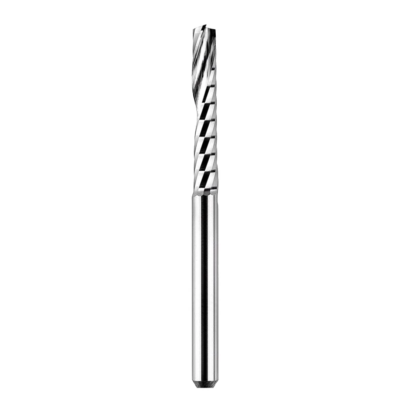 Brocas en espiral de carburo sólido, 5 uds., con vástago de 1/8 de pulgada, longitud de corte de 2/3 pulgadas