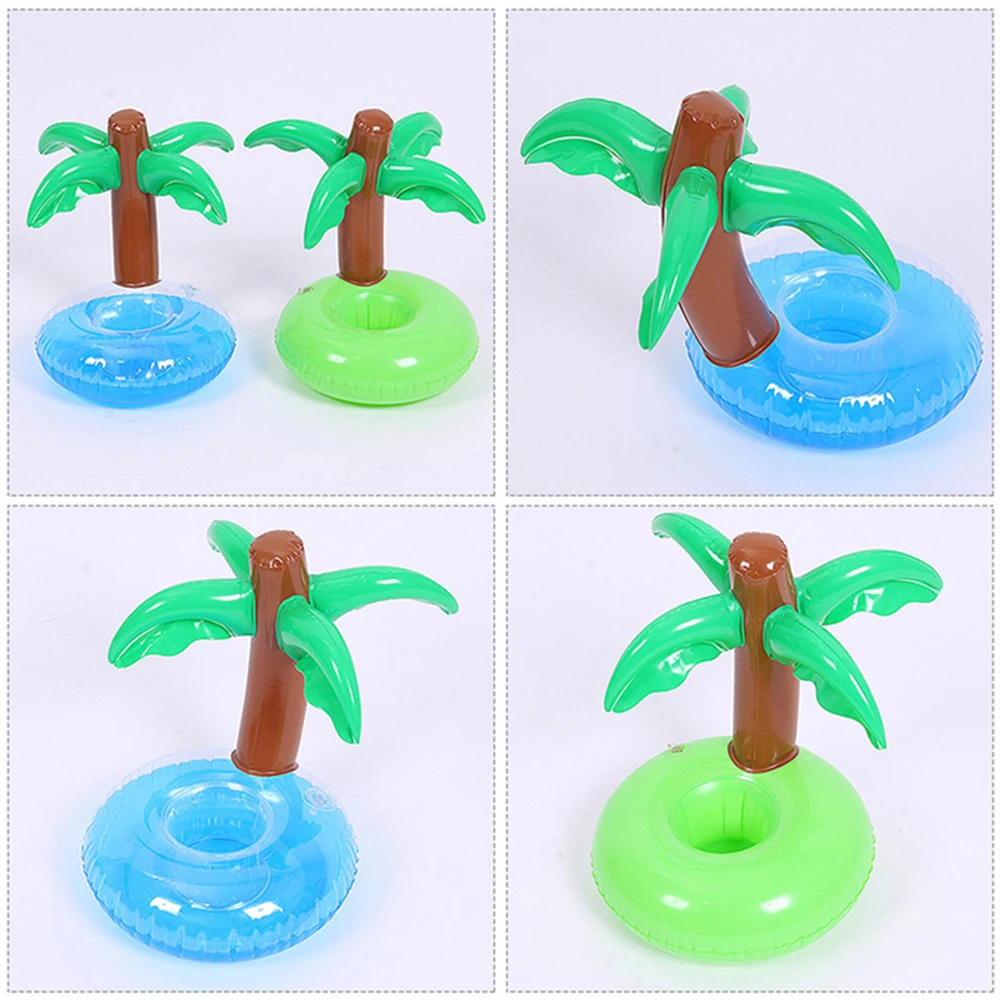 Party Decoration Pool Floaties Inflatable Drink Holders Swimming Pool Float Drink Floats Inflatable Cup Coasters