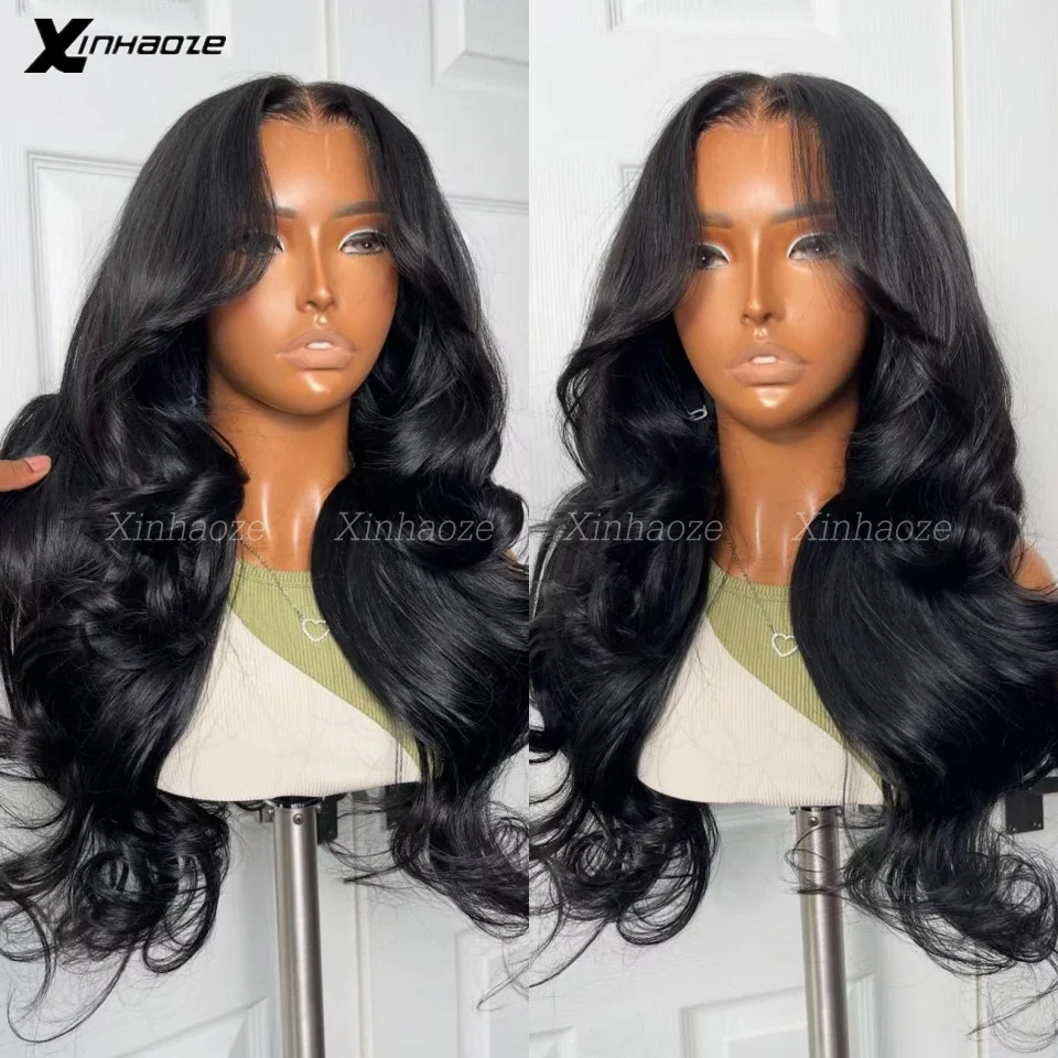 

Loose Body Wave 13x4 Silk Base Top Wig 13x6 /13X4 Deep Parting Human Hair Lace Front Wig Natural Black Full Lace Human Hair 360