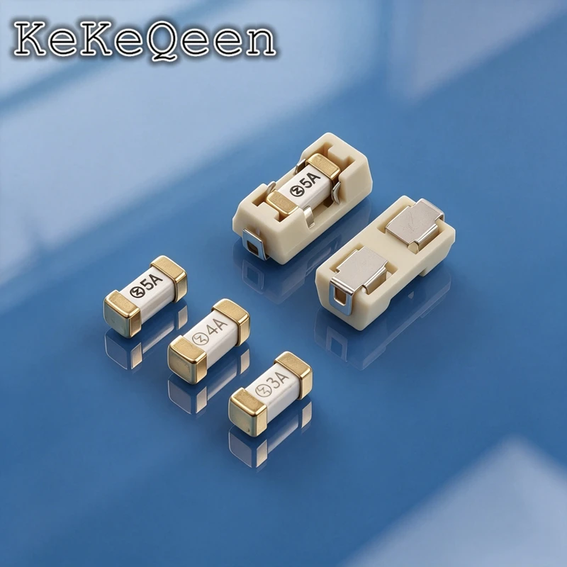 10-50Pcs 1808/2410 Ceramic Fuse Chip Fast Blow Fuse 100mA 315mA 500mA 1A 2A 3A 4A 5A 6.3A 8A 10A 12A 15A 20A 0451 SMD Ceramic