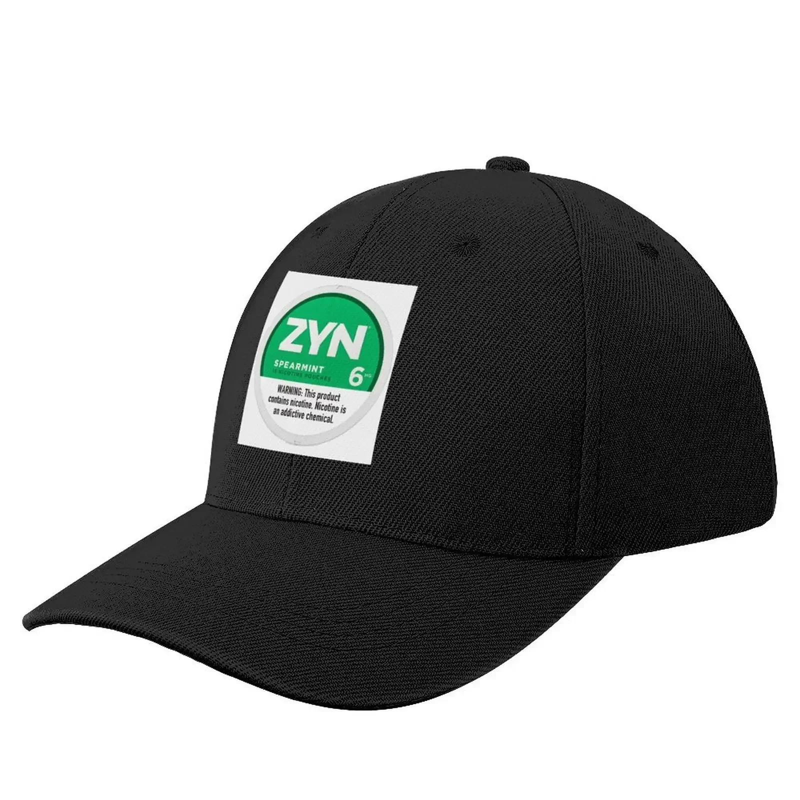 

Zyn Spearmint 15 Nicotine Pouches Baseball Cap Dropshipping Sunhat fishing hat Trucker Cap Girl'S Hats Men's