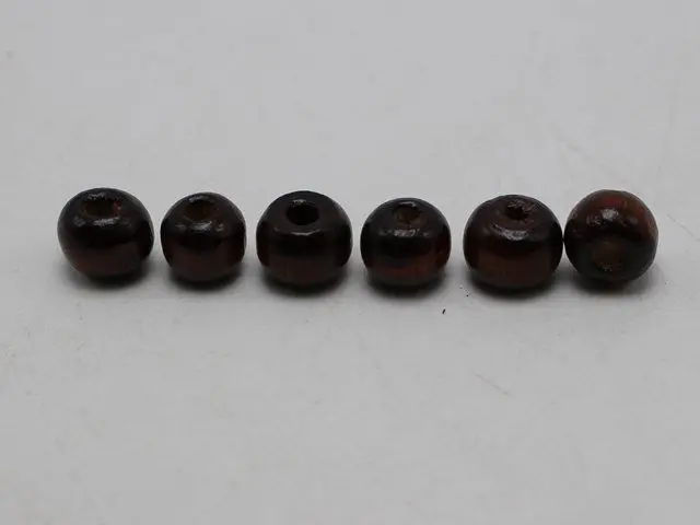 500 pcs Brown 8mm Round Wood Beads~Wooden beads Spacer Beads Jewelry Making