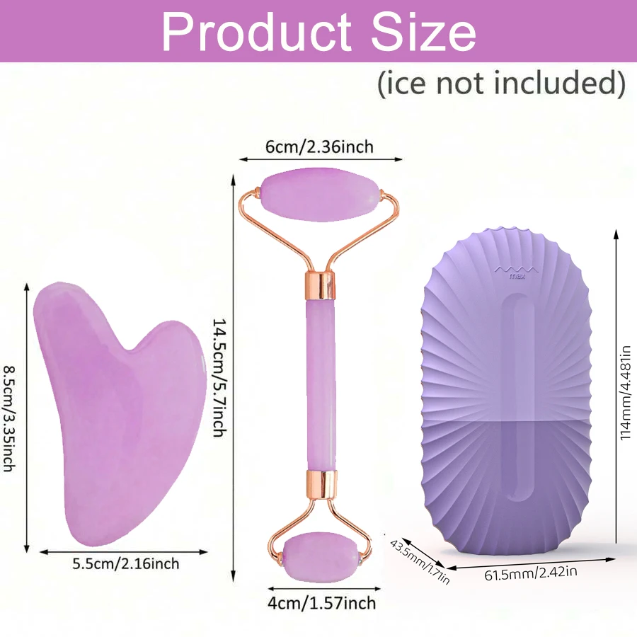 1/2/3 قطعة الجليد الوجه الأسطوانة الوجه العناية بالبشرة الجليد الأسطوانة بكرة الوجه غواشا FaceTool تدليك الوجه الأسطوانة MoldCube رفع الكنتوري #2