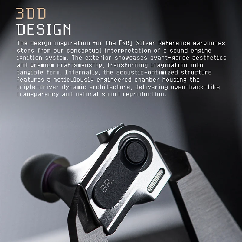 COLORFLY SR 3DD سائق ثلاثي ديناميكي 4.4 مللي متر شاشات داخل الأذن متوازنة Hifi Music Studio ستيريو باس سماعات أذن