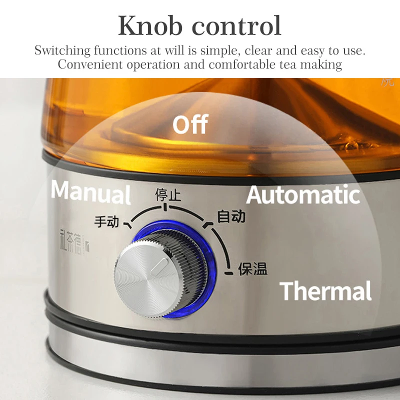 110 V/220 V Waterkoker Automatische Stoom Spray Theepot met Filter Multifunctionele Glazen Theepotten Thermo Pot Thuis koken Waterkoker