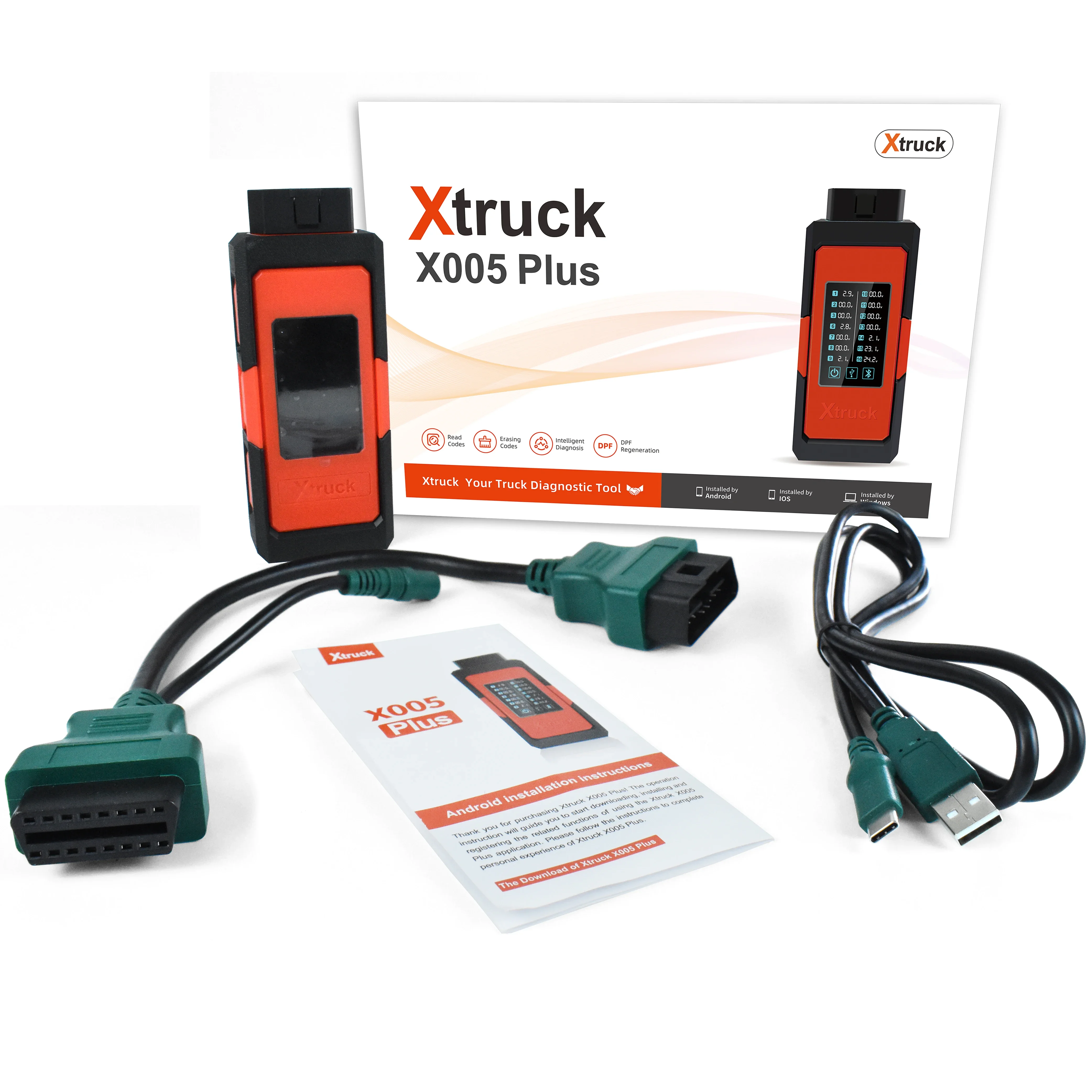 Hd Truck OBD2 Scann… - image