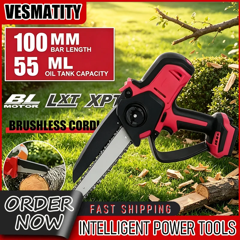 Gardening Tools Battery Powered - 미니 브러시리스 무선 전기 체인톱 정원
