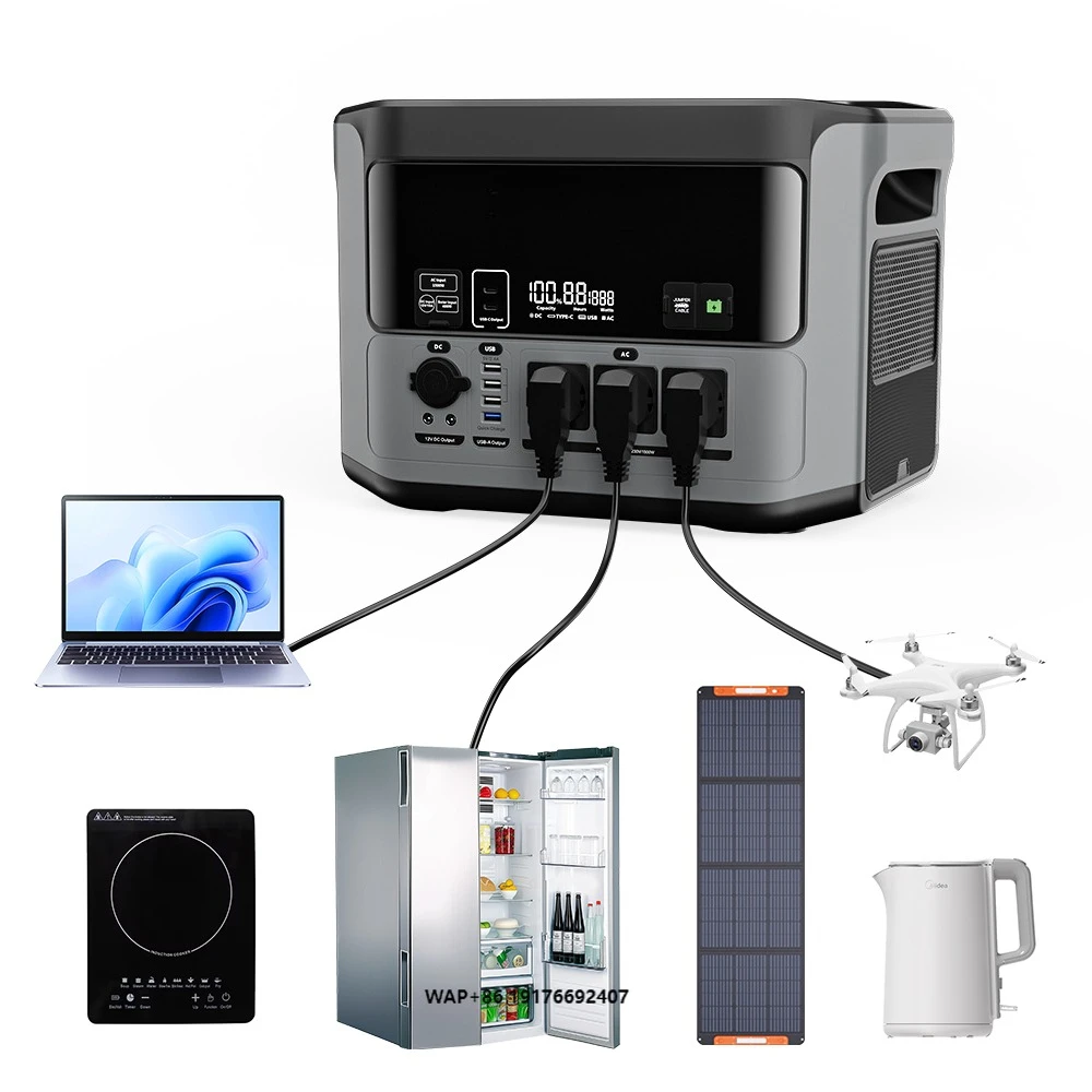 

Yesper PB-58 Camping Battery Portable Power Supply 1408Wh Lifepo4 Solar Battery Power Station for Outdoor