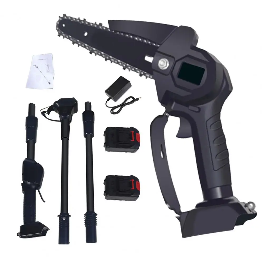 1Set High Branch Saw, Rechargeable High Power Motor Cordless Electric Pole Chainsaw, Detachable Telescopic Pole Garden Equipment - view 4