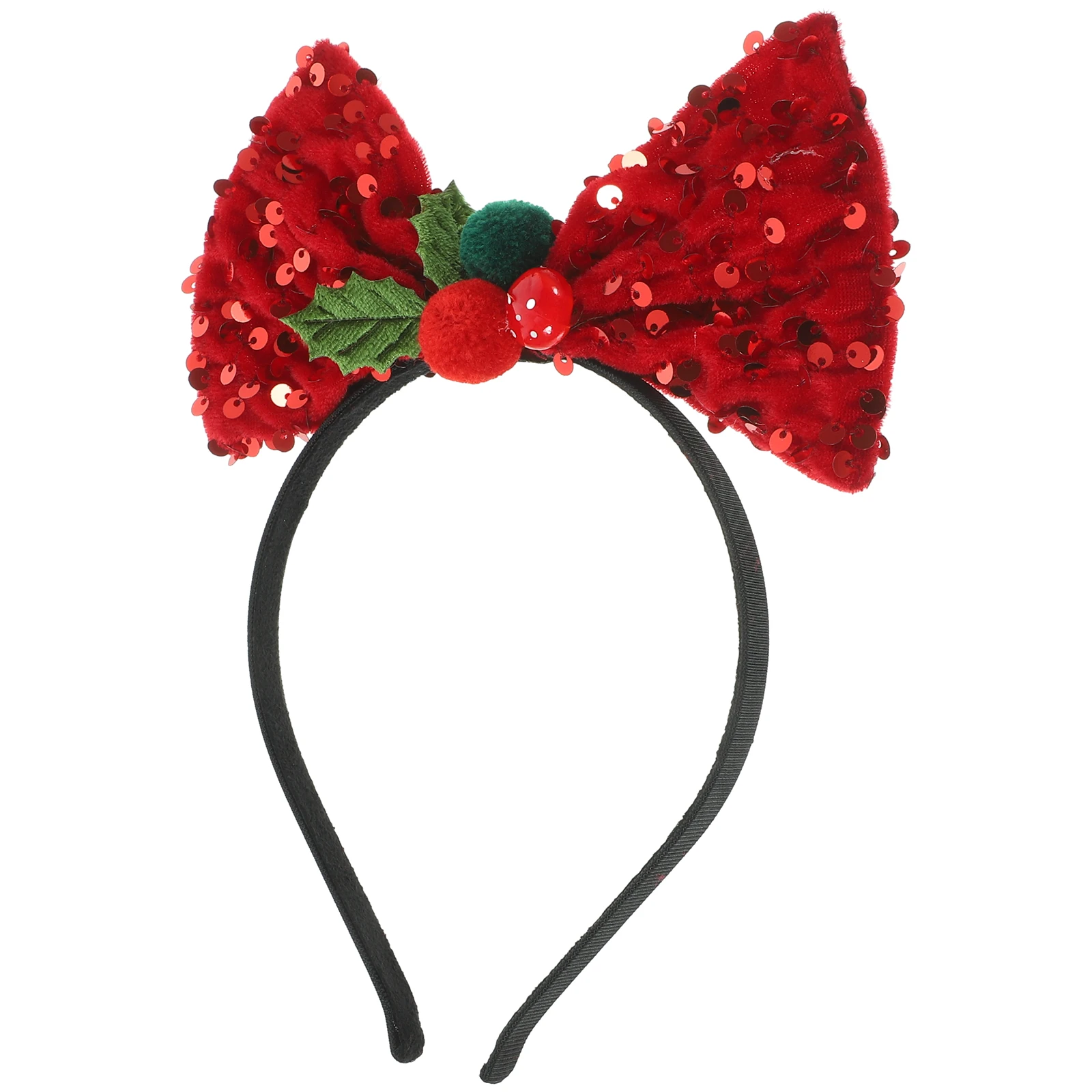 

Christmas Headwear Headband Hair Accessories for Girls Kids Holiday Hairbands Merry Headbands Bow Sequins Baby