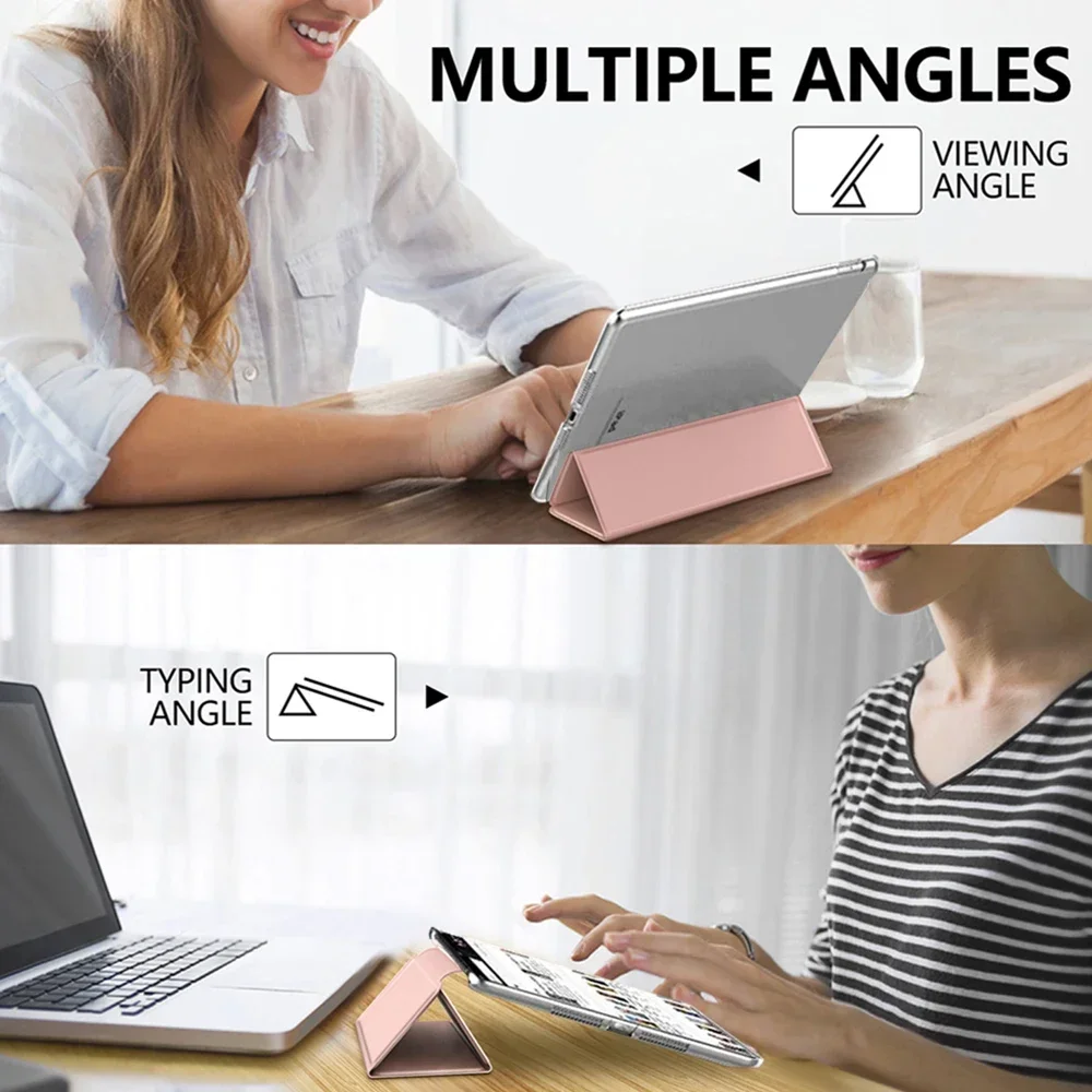 PU Leather Case For ipad 2th 3th 4th 5th 6th 7th 8th 9th 10th Generation Smart Cover Funda For iPad Mini Air 1 2 3 4 5 6 Pro 11