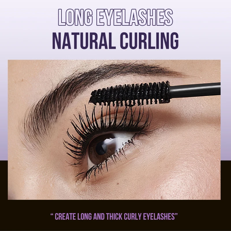 Life Girls Magic Purple Tube Mascara Volume riccio snello Trucco crema per ciglia impermeabile a lunga durata