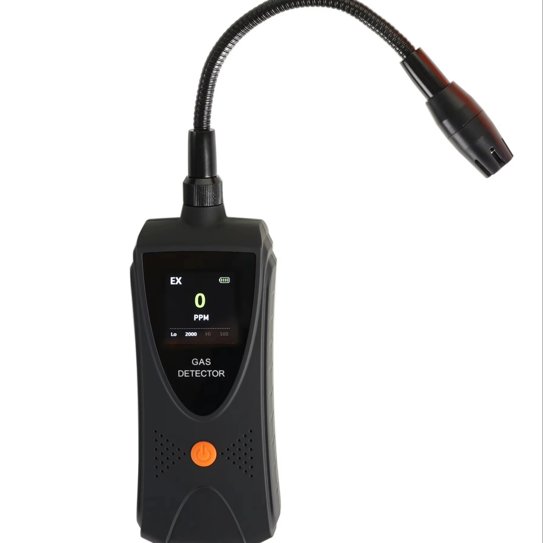 Aikesi detector de gás portátil de alta sensibilidade JLY-80 analisador de gás combustível com sensor flexível detector de vazamento de gás de pescoço