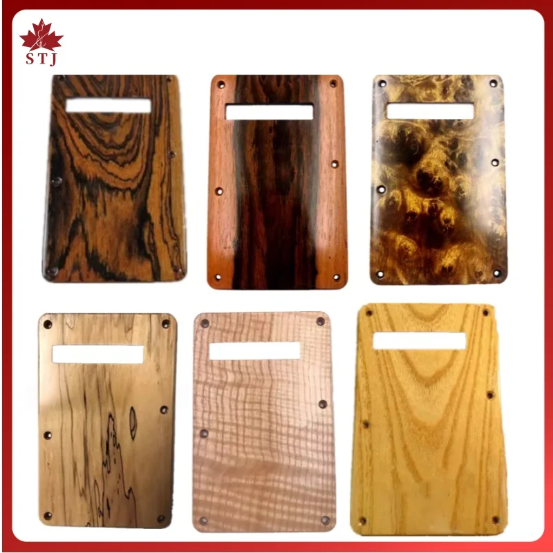 Handmade Electric Guitar Cavity Cover Back Plate Solid Wood Strong Light Beautiful Guitar Parts