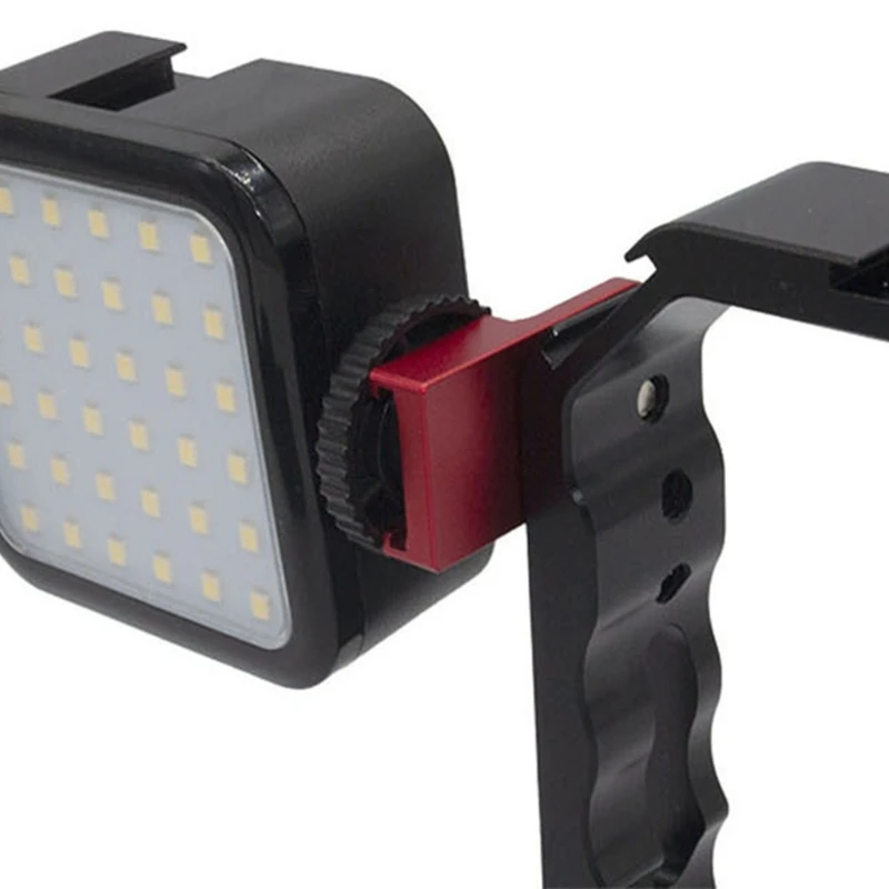 

Aluminum Hot Shoe Adapters For DSLR Cameras Universal 1/4inch Screw Mount Locking Knob For Microphones LED Panel Tripods