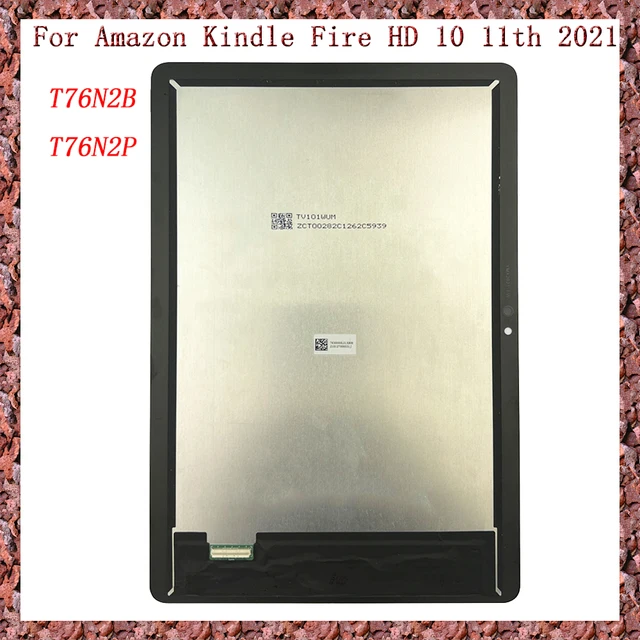 Dla Amazon Kindle Fire HD 10 HD10 11th Gen 2021 10.1 "T76N2B T76N2P wyświetlacz LCD ekran dotykowy Digitizer naprawa montażu szkła