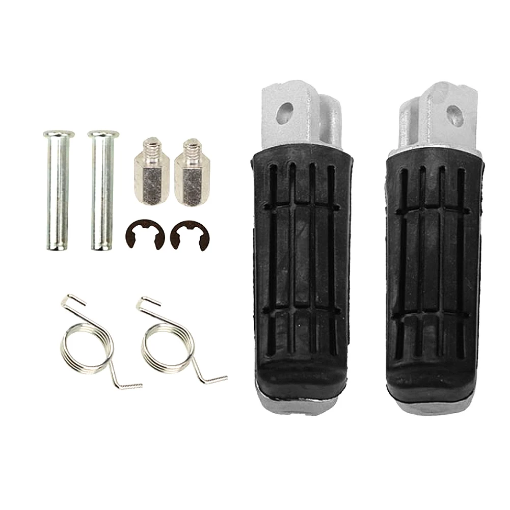 Motorcycle Front Rear Footrests Foot Pegs for Yamaha XJ6 FZ6 MT09 MT07 FZ8 FZ1 FZ400 FZ600 XJ600 XJ900 TDM850 T Black