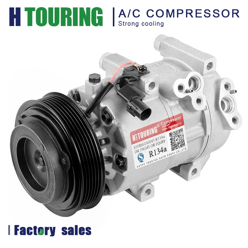 

For Kia Rondo Ac Compressor Air Conditioning Car Rondo 2.4L 2009 2010 2011 97701-2P310 97701-2P360 977012P310 977012P360 DV16