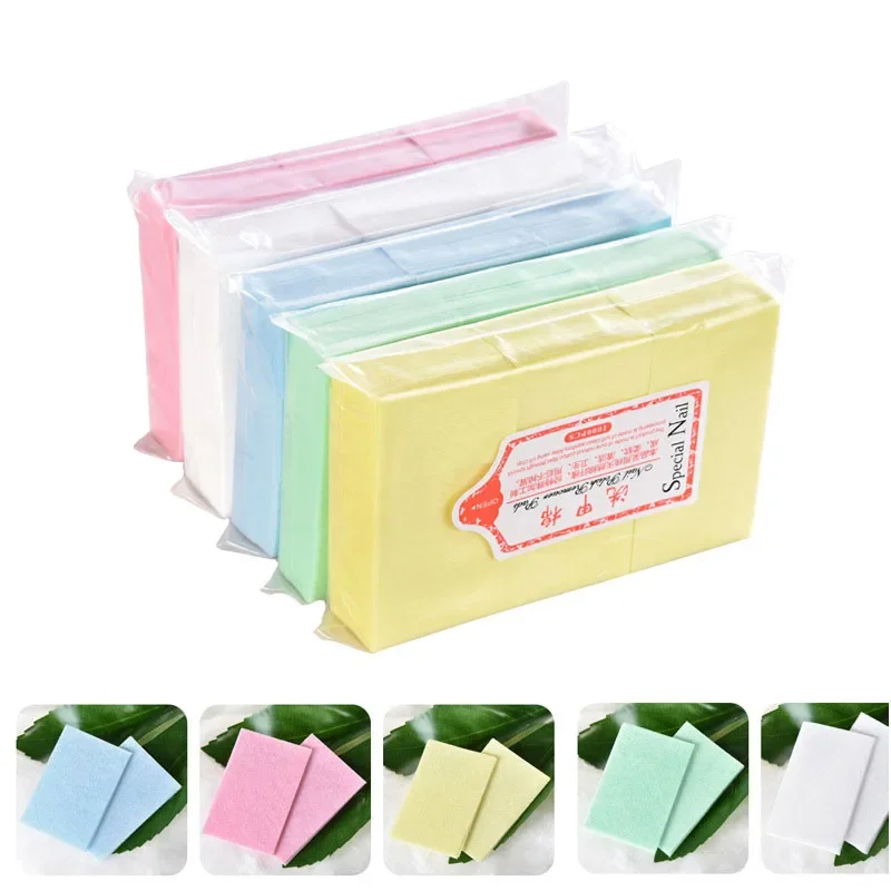 700pcs Nail Gel Polish Remover Wipes UV Gel Nail Art Tips Polish Cleaner Paper Pad Cotton Napkins Manicure Cleaning Tool