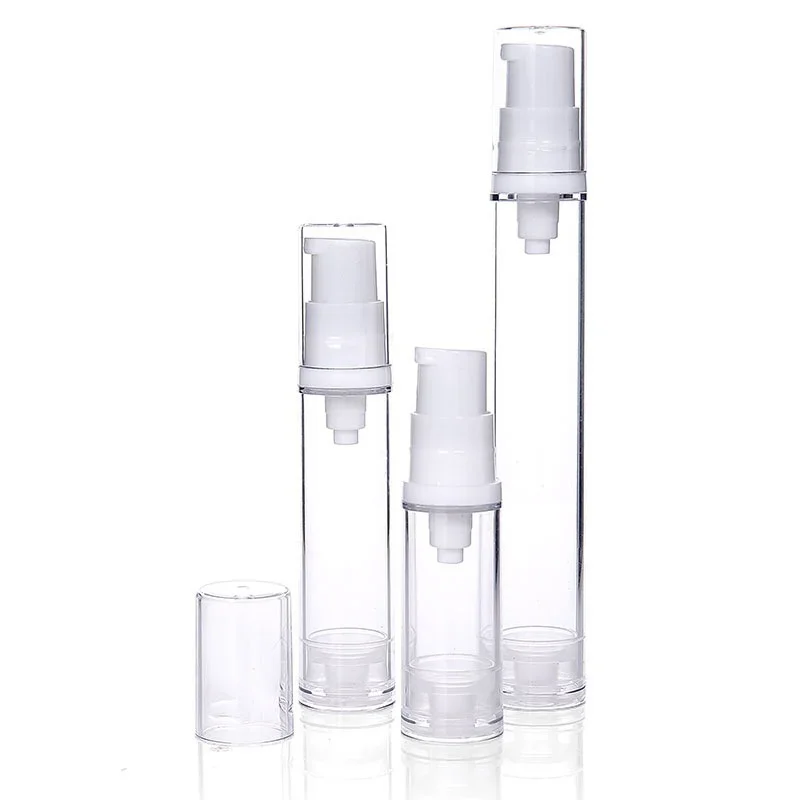 

5/10/15ml AS Spray Lotion Vacuum Bottle Compact Recyclable Smooth Dispensing Sunscreen Lotion Essence Toner Dispensing Container