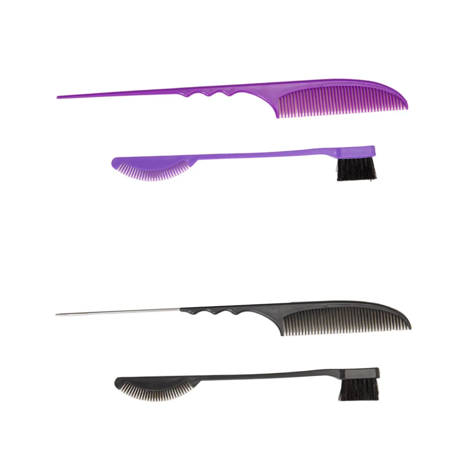 Hair Styling Comb Kit Hair Brush Set Triple Teasing Comb for Professional Barber Hair Stylists Man Women Brushing