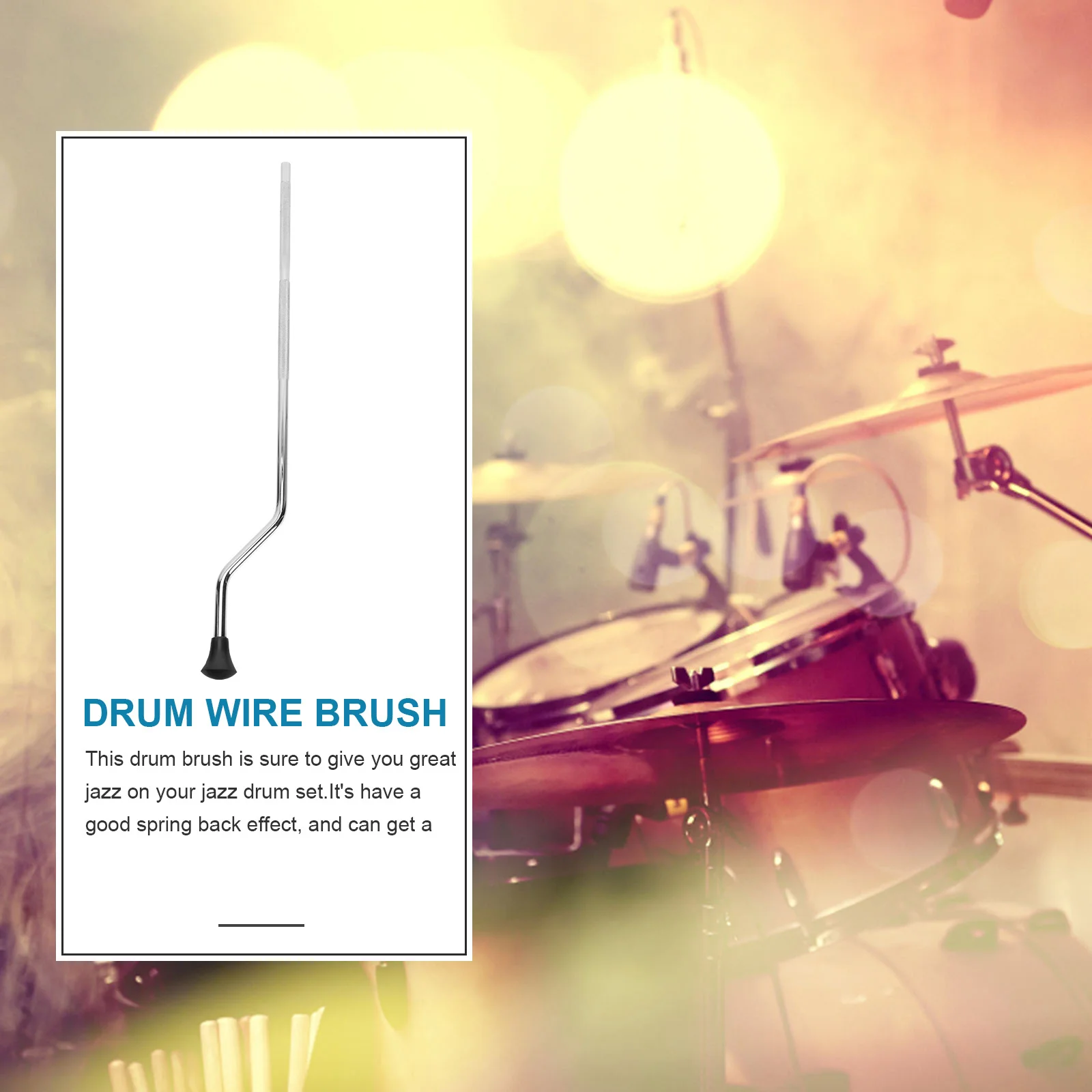 

Leg Replacement Stainless Steel Non-Slip Metal Drum Set Leg Durable Percussion Instrument Part Drum Accessory