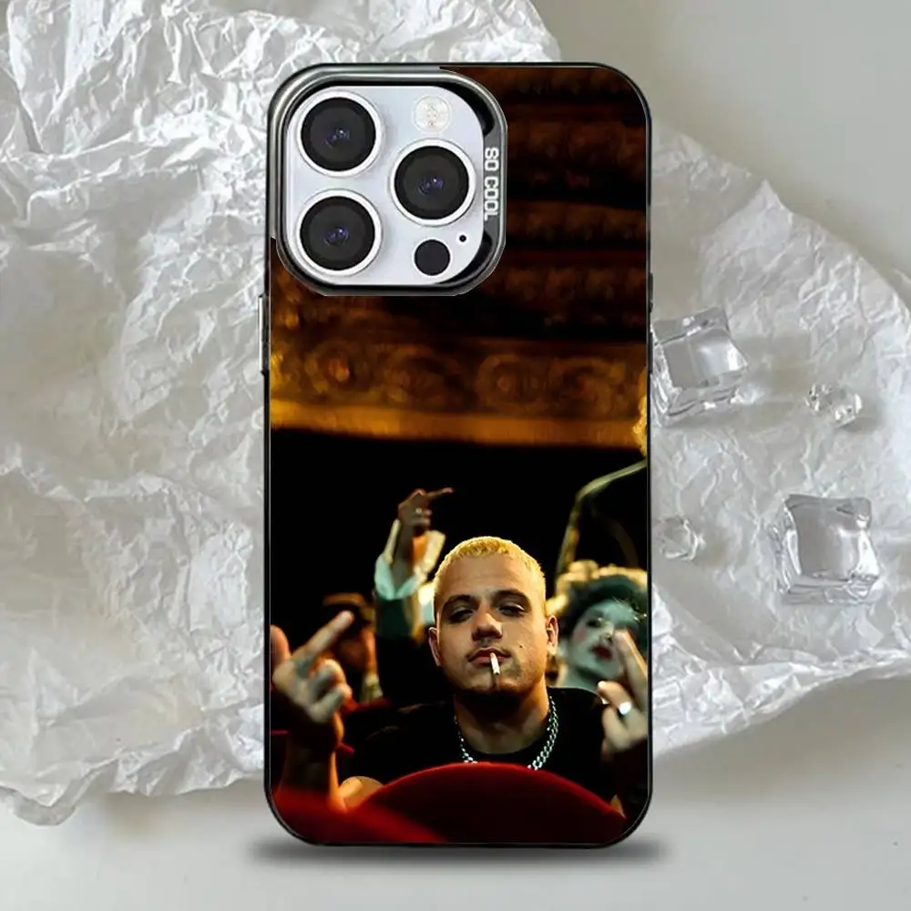 Rapper PLK Chambre 140 telefoonhoesje voor iPhone 17,16,15,14,13,12,11,Pro,Max,Plus,Mini,XS,SE Anti Fall zwart mat harde bumper